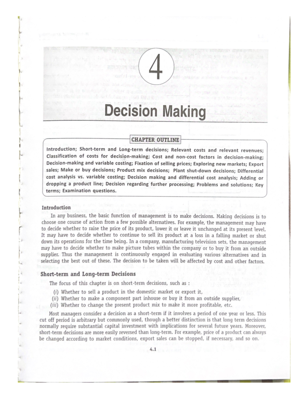 Unit 3 Management Accounting - Cost Accounting - Studocu