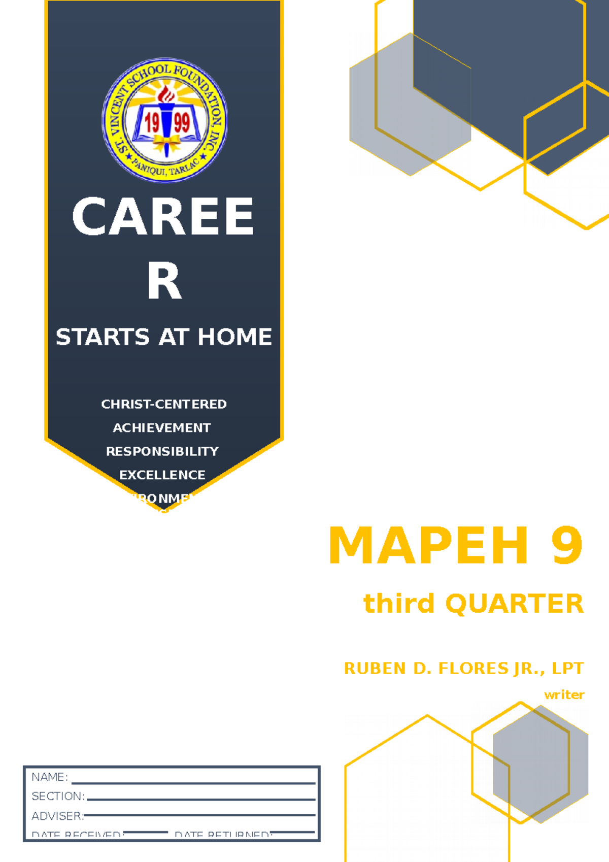Career Modules in Mapeh - CAREE R STARTS AT HOME CHRIST-CENTERED ...