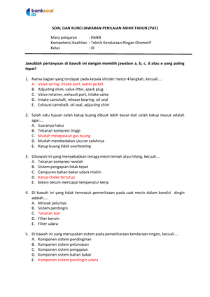 soal essay procedure text