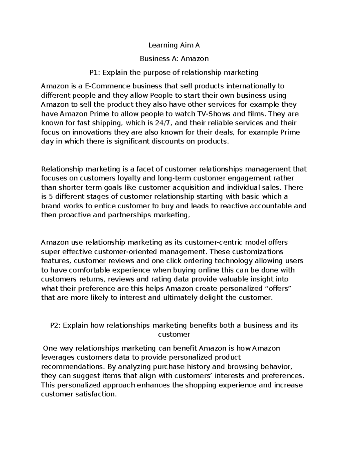 Unit 29 LA A - A Guide to the first Learning Aim for Unit 29 - Learning ...