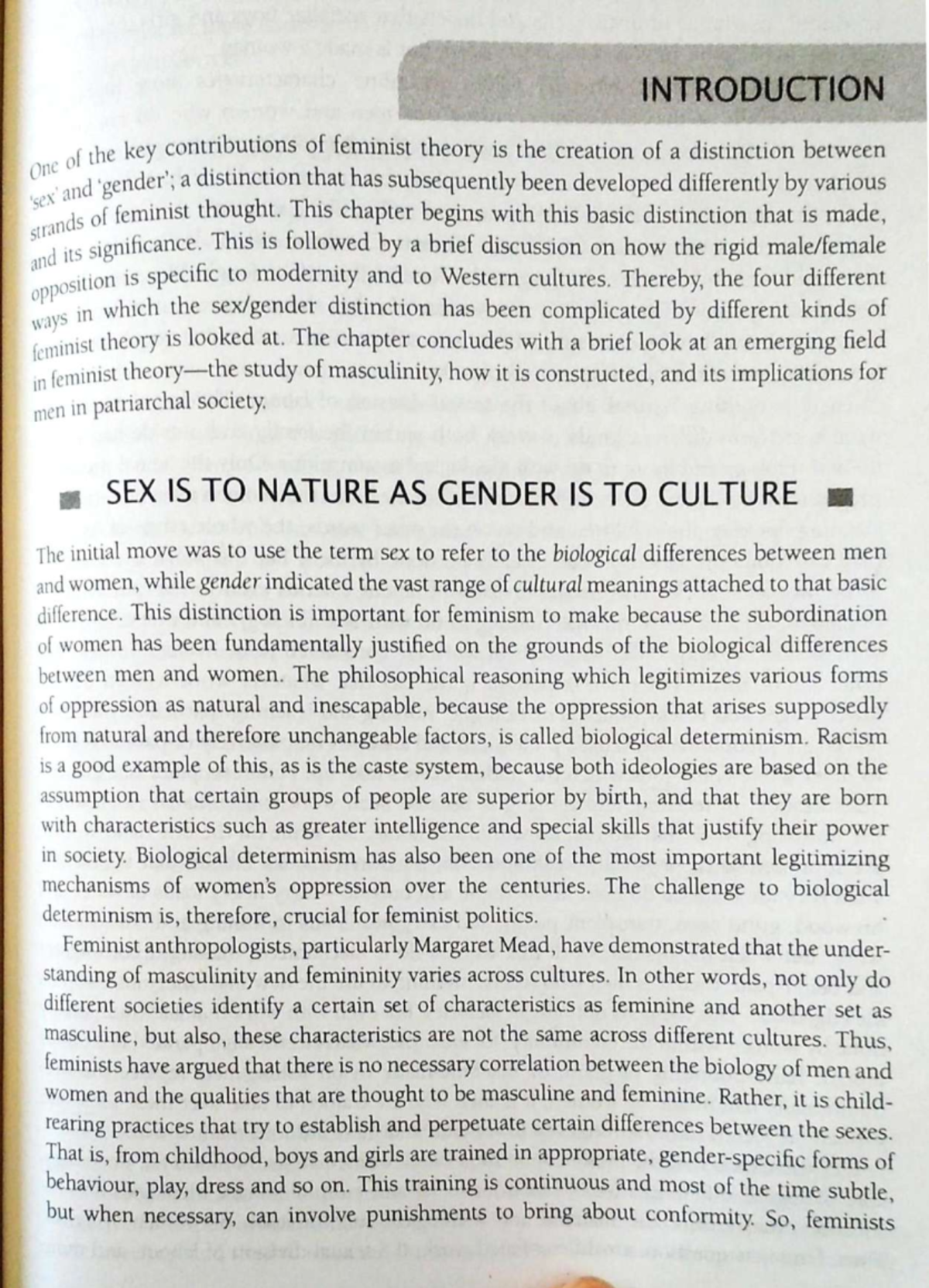 403S2 - It is good for sex and gender topic - INTRODUCTION of the key ...