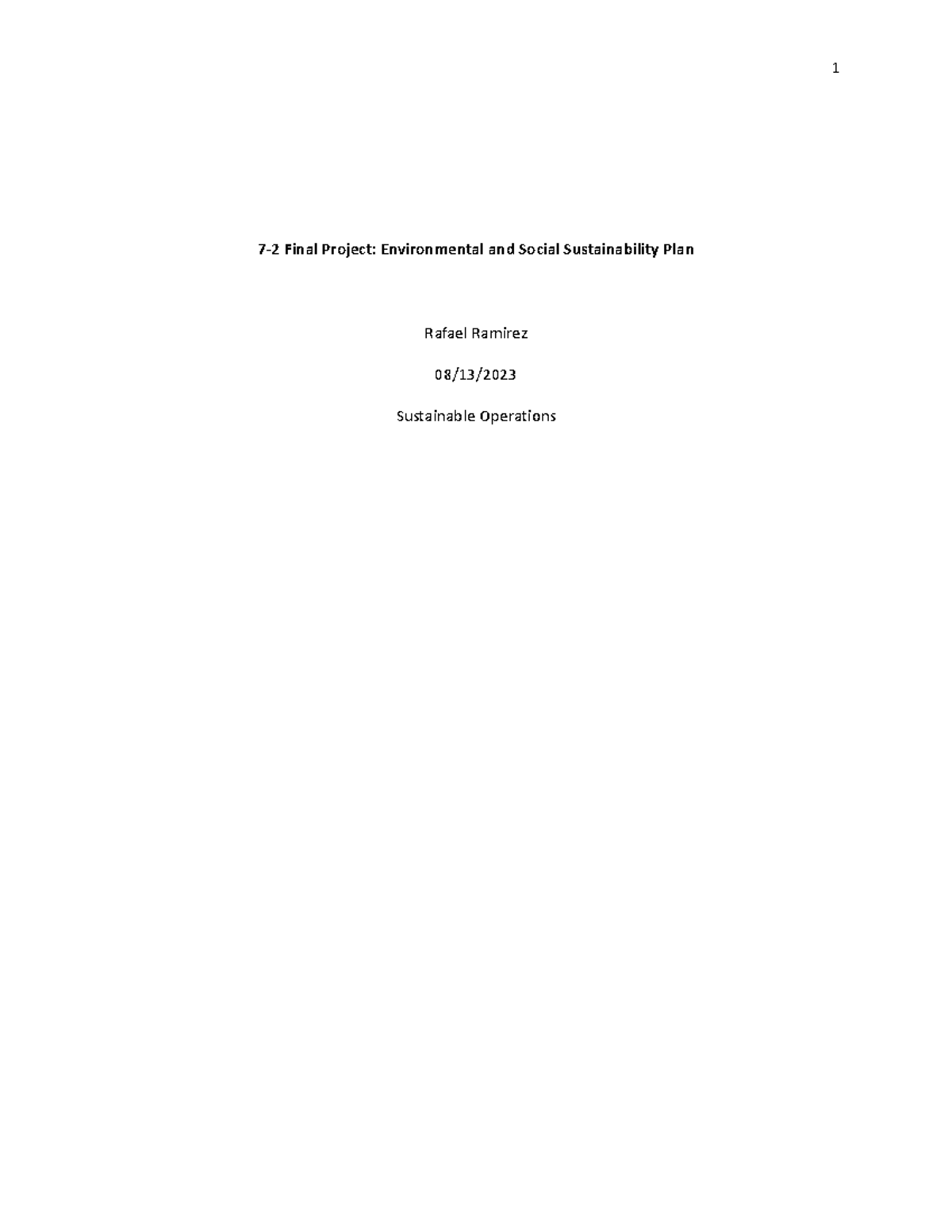 7-2 Final Project Environmental and Social Sustainability Plan ...