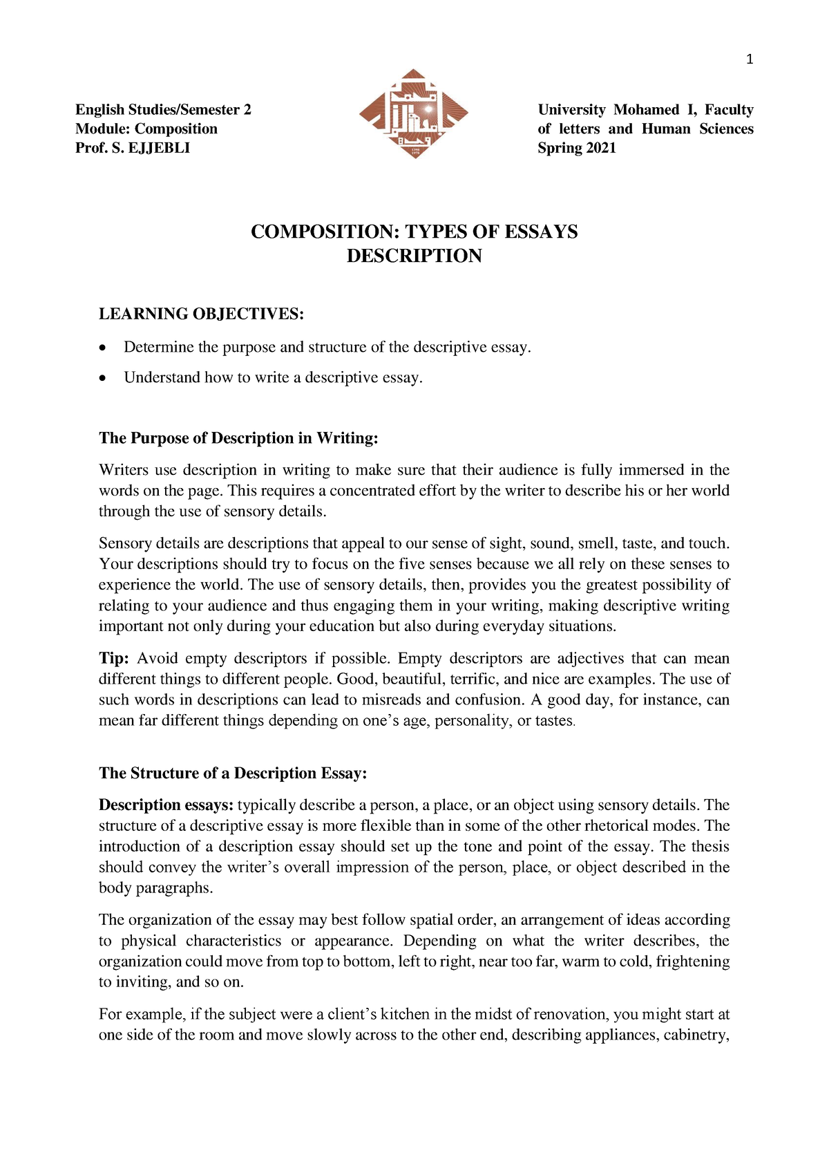 composition-types-of-essays-description-1-english-studies-semester-2