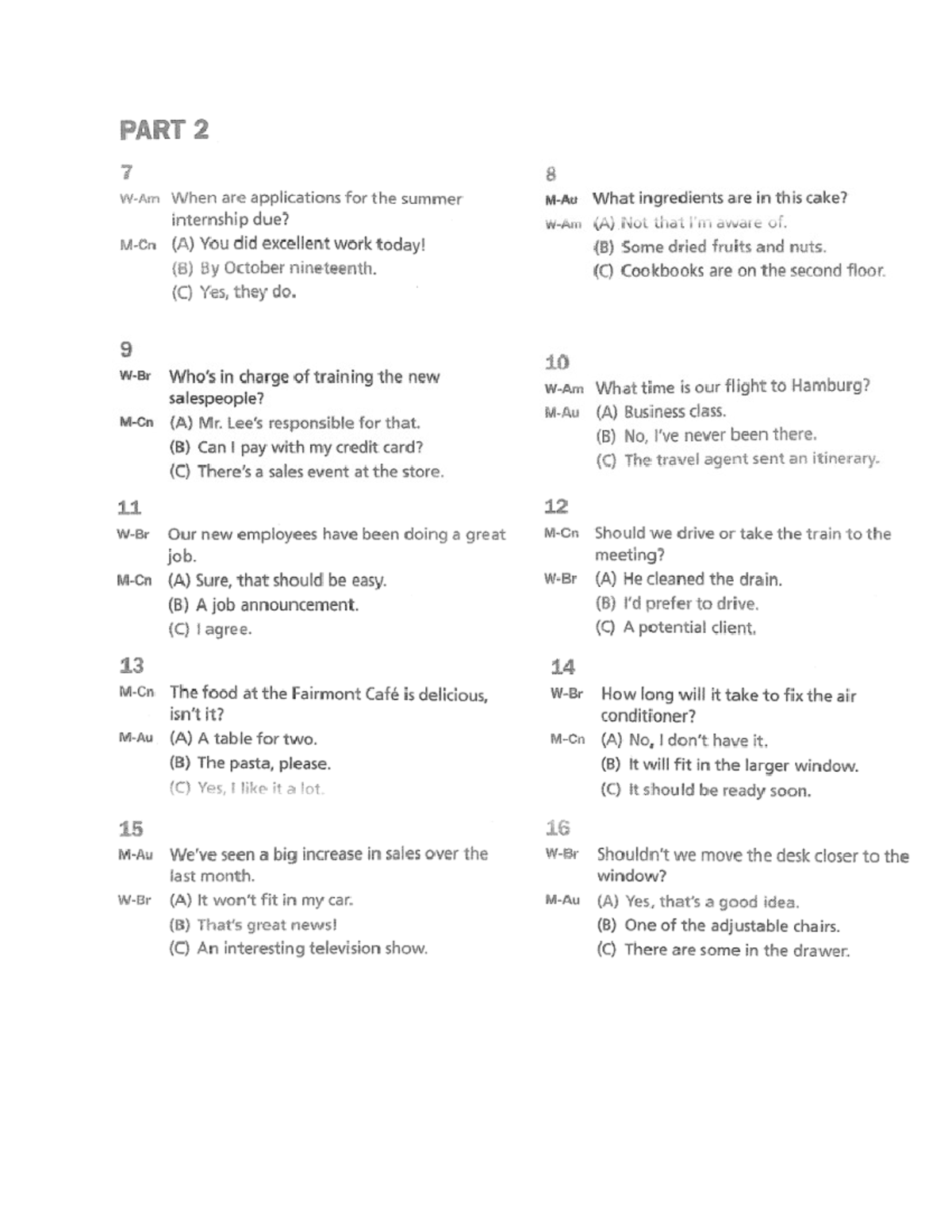 Scripts Listening 4,7,5 - General english - Studocu