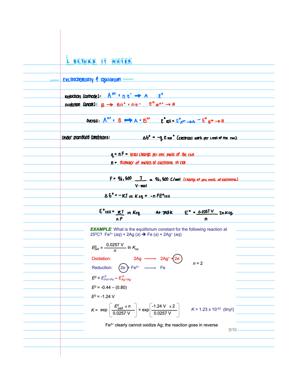 Note Jun 6, 2023 - Lecture Notes For Chem 1B - L ECTU R E 17 N O E Es ...