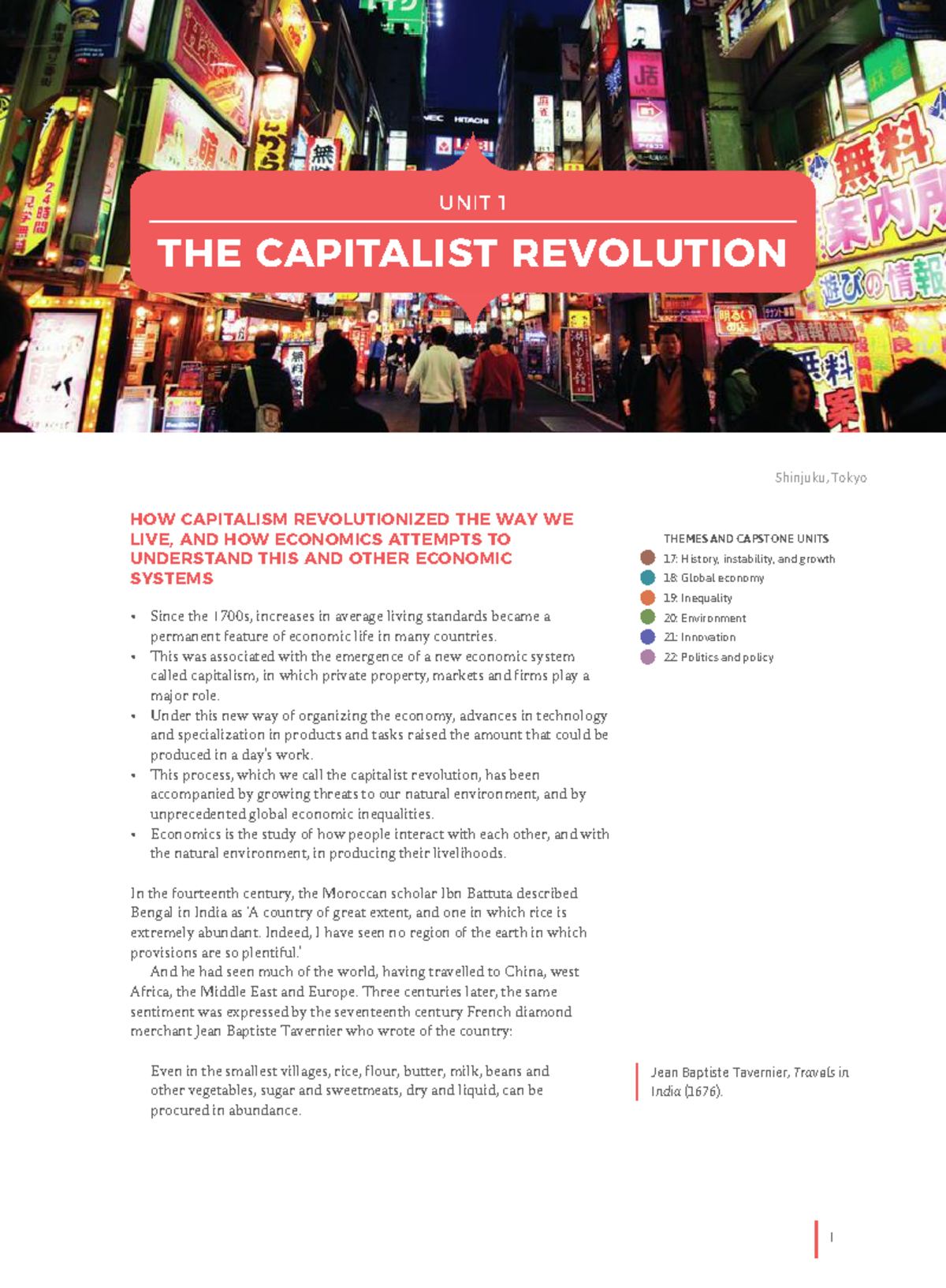 The economy unit 1 pdf - Core econ - • • • • • • THEMES AND CAPSTONE ...