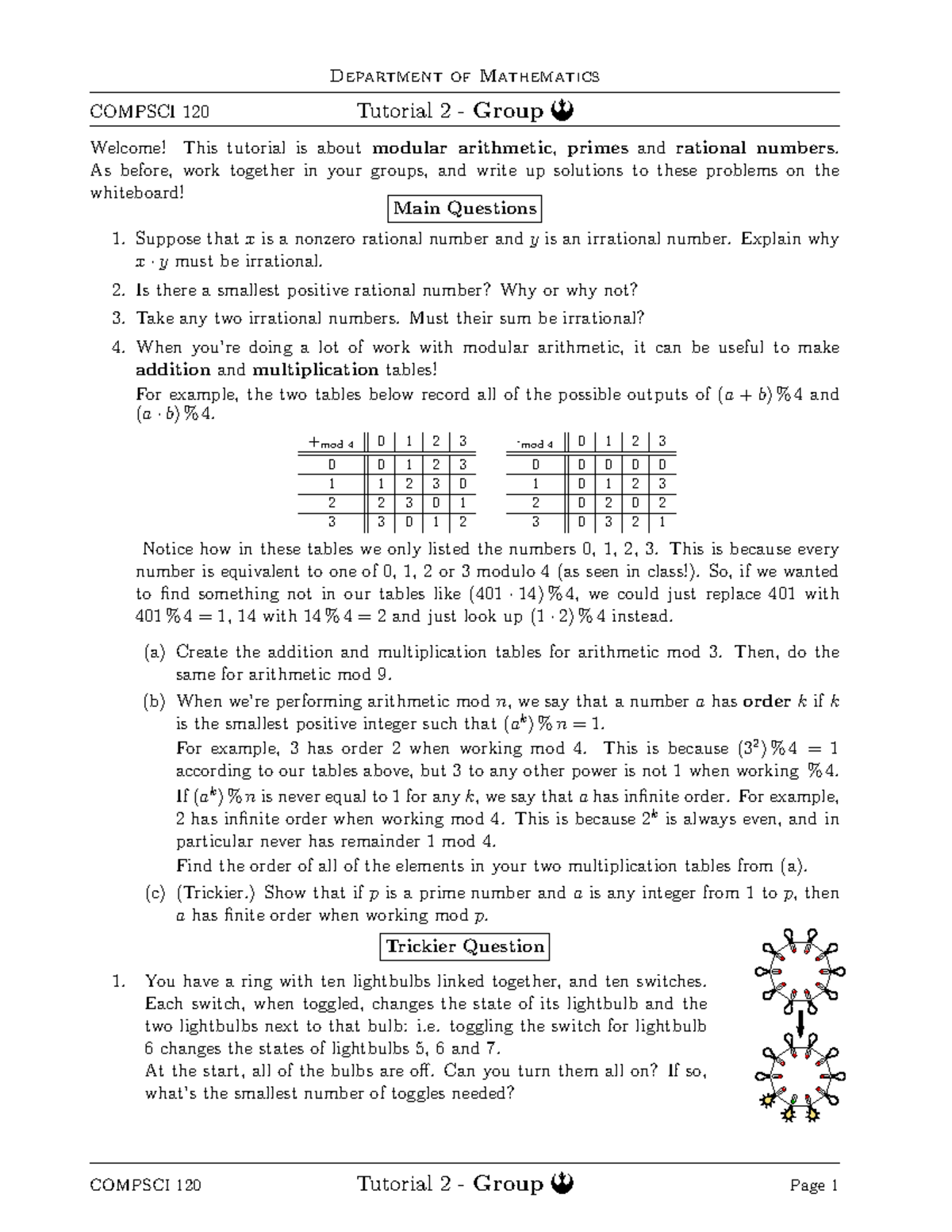 Compsci 120 tutorial 2 version 1 - Introduction to Statistics - Delhi ...