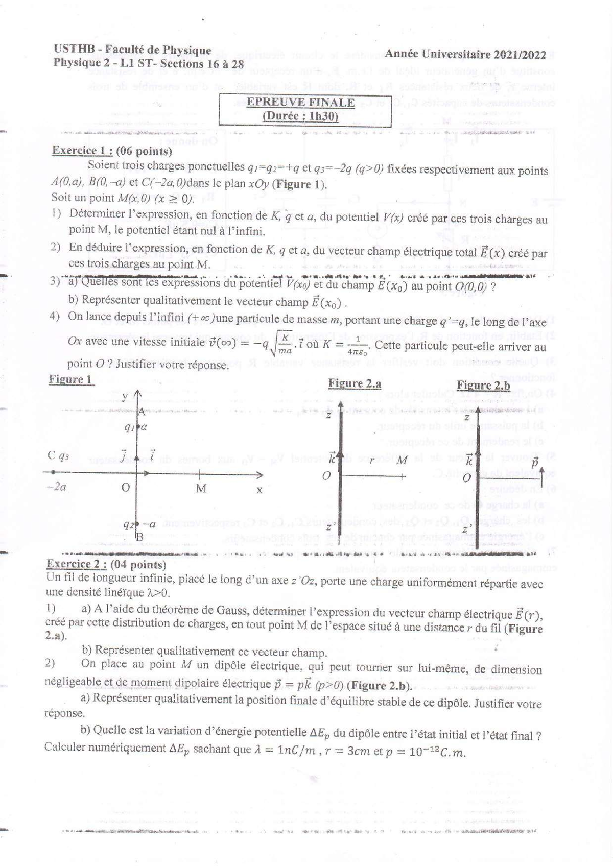 1 - Exam - Physique - Studocu