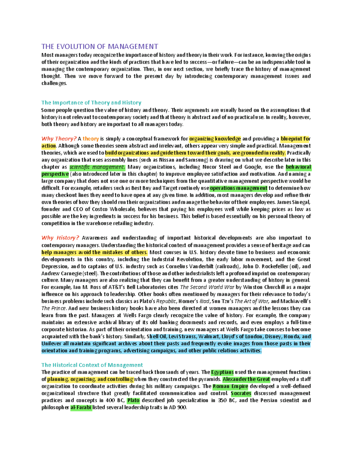 evolution of management accounting essays