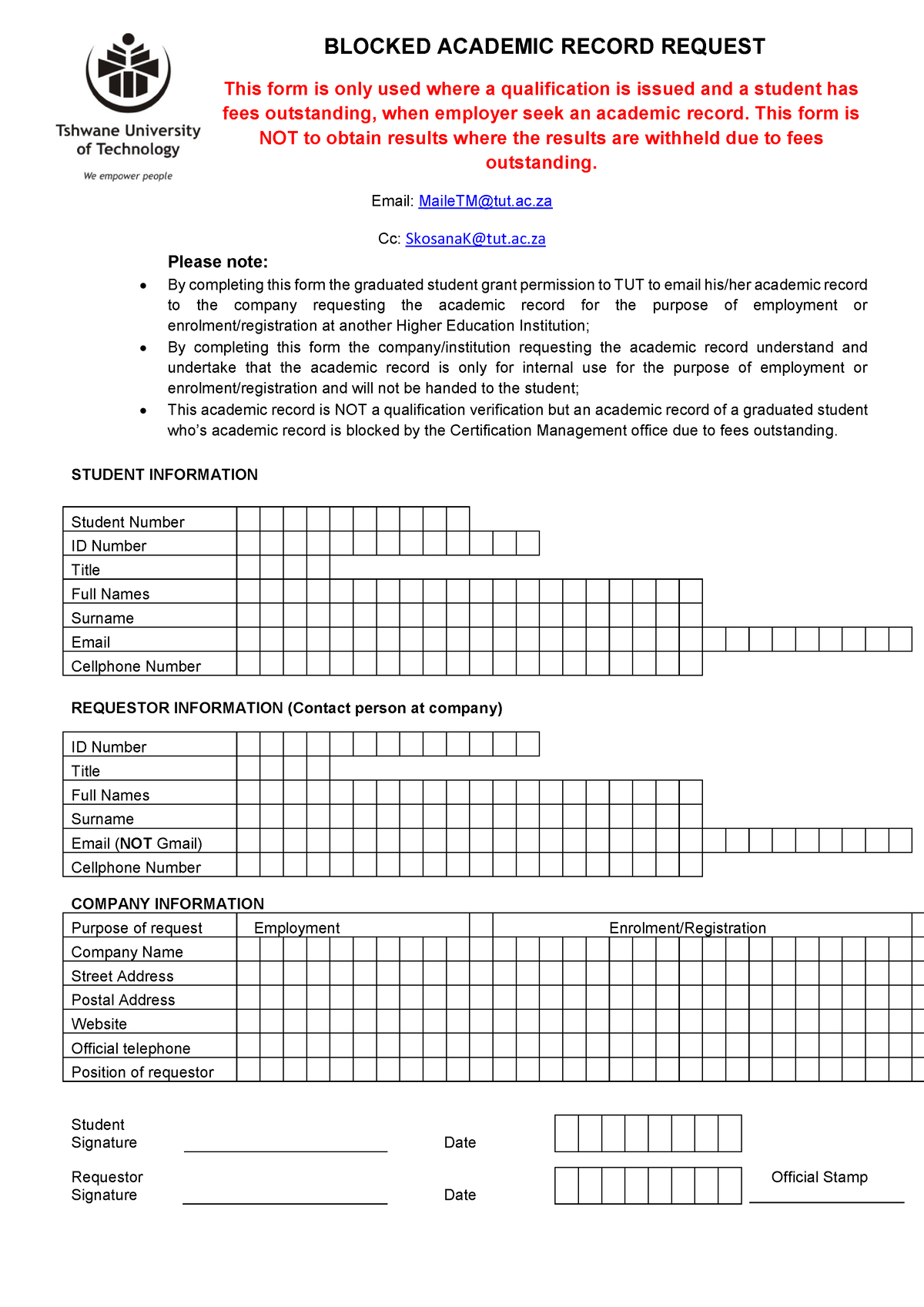 Blocked-Academic-Record - BLOCKED ACADEMIC RECORD REQUEST This Form Is ...