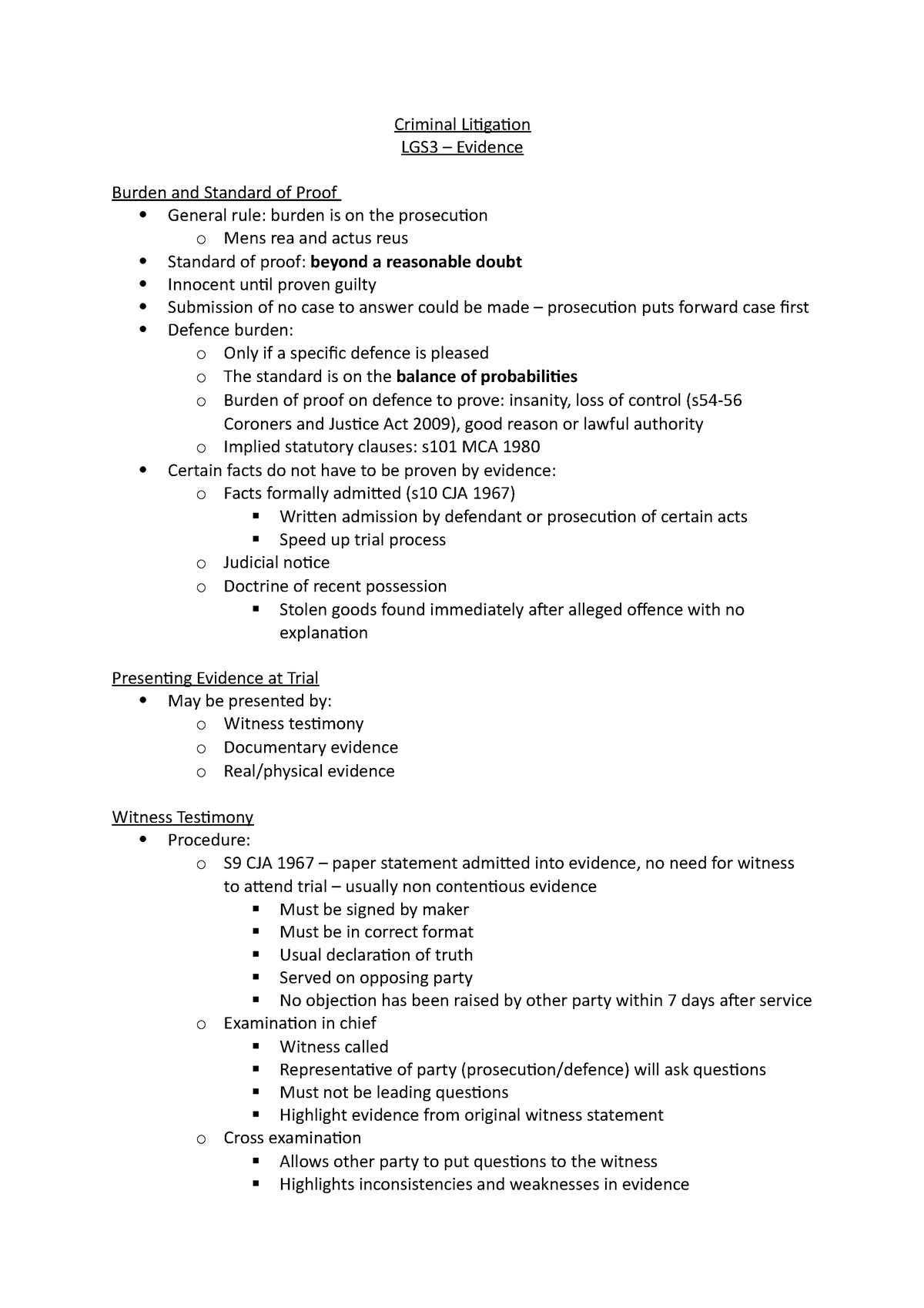 evidence-used-in-court-criminal-litigation-lgs3-evidence-burden-and