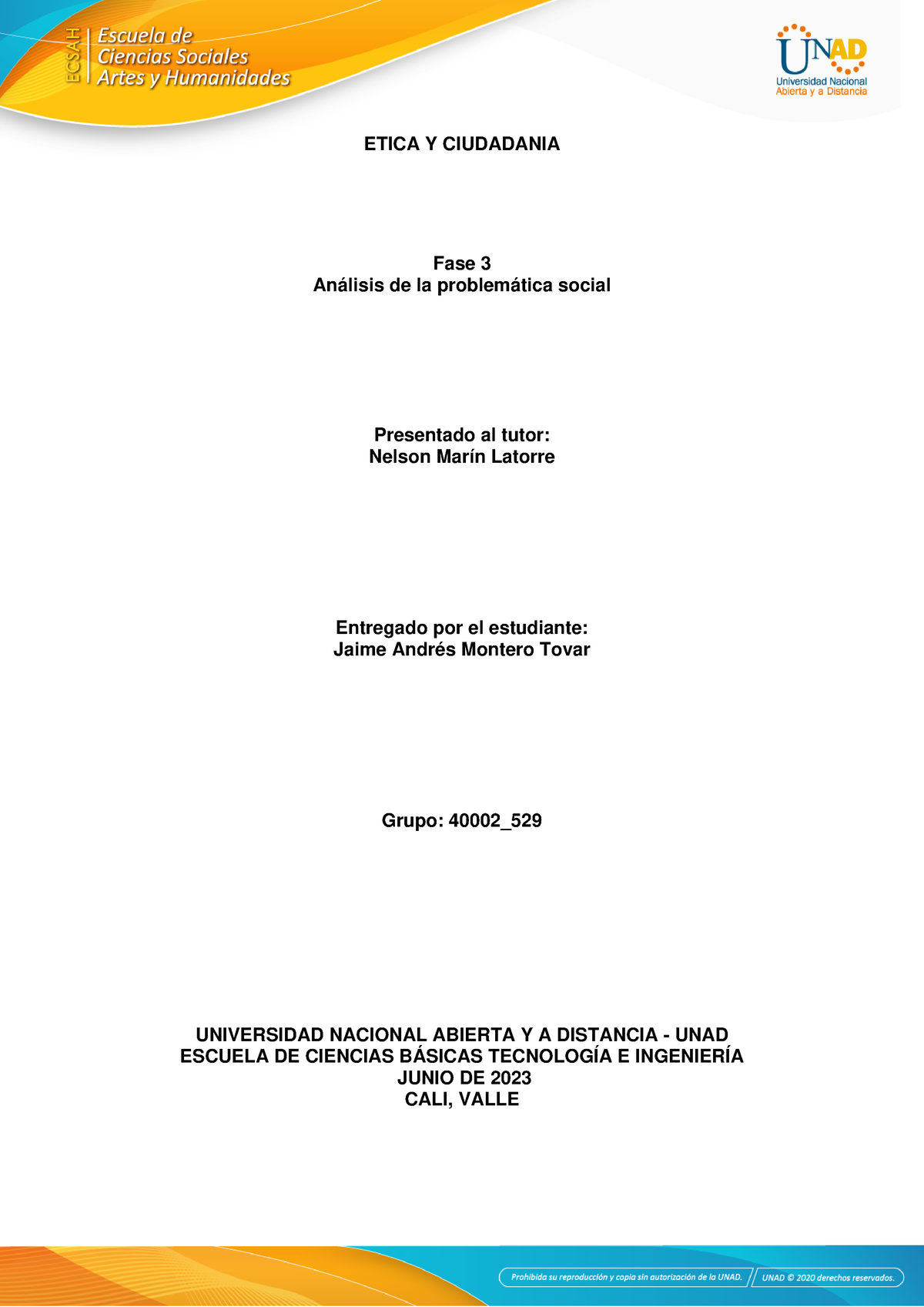 Anexo 2 Fase 3 Análisis De La Problemática Social Etica Y Ciudadania Fase 3 Análisis De La 4009