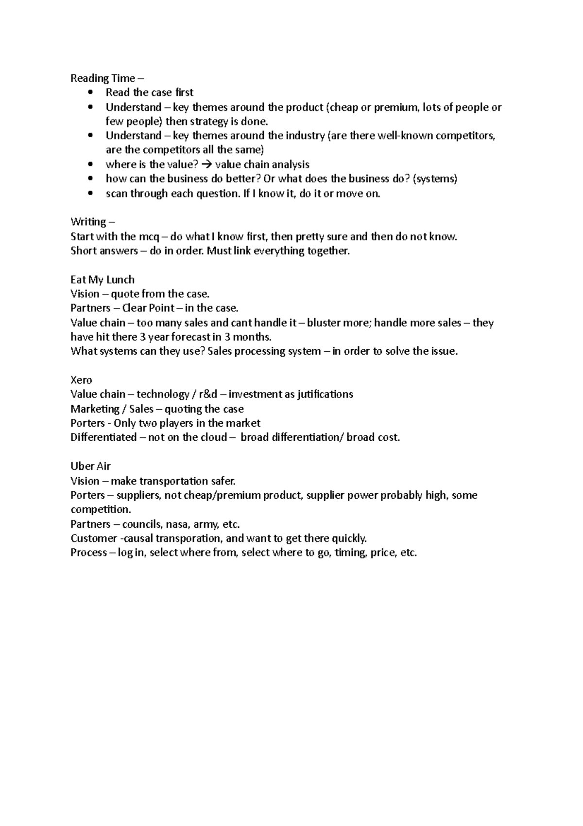 Help stuff - Some quick practical examples that were done in class ...