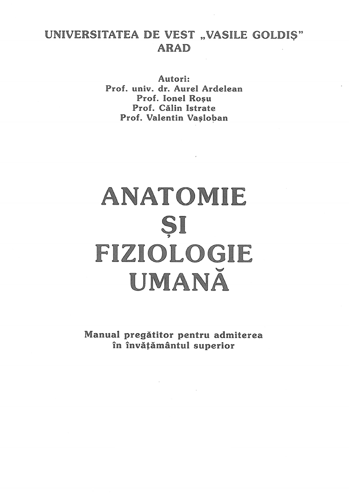 Anatomie si fiziologie umana - Biochimie - Studocu