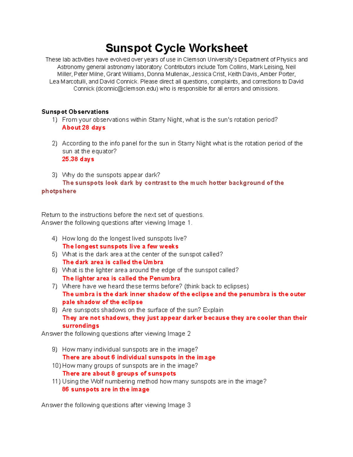 Sunspot Worksheet Studocu Sunspot Cycle Worksheet These lab activities have evolved over