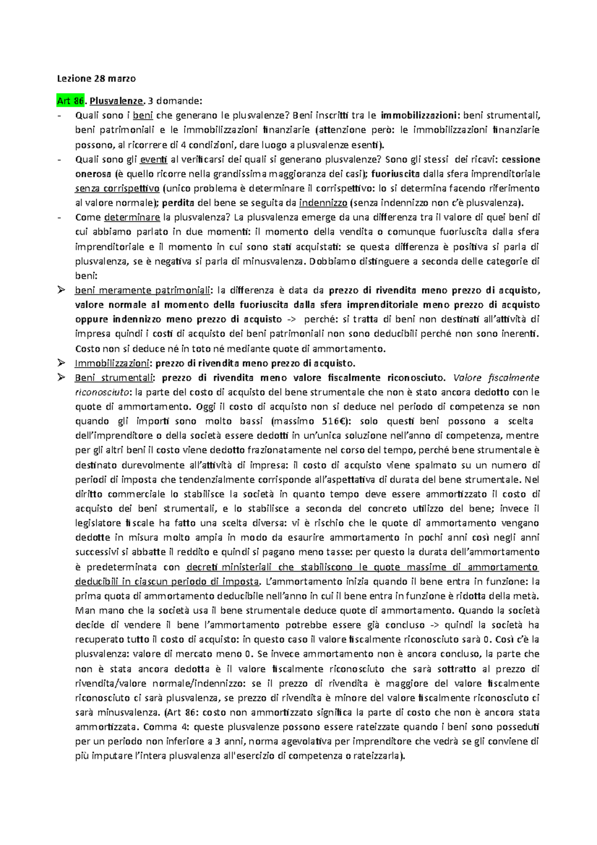 Lezione Tributario Diritto Tributario Unimi Studocu