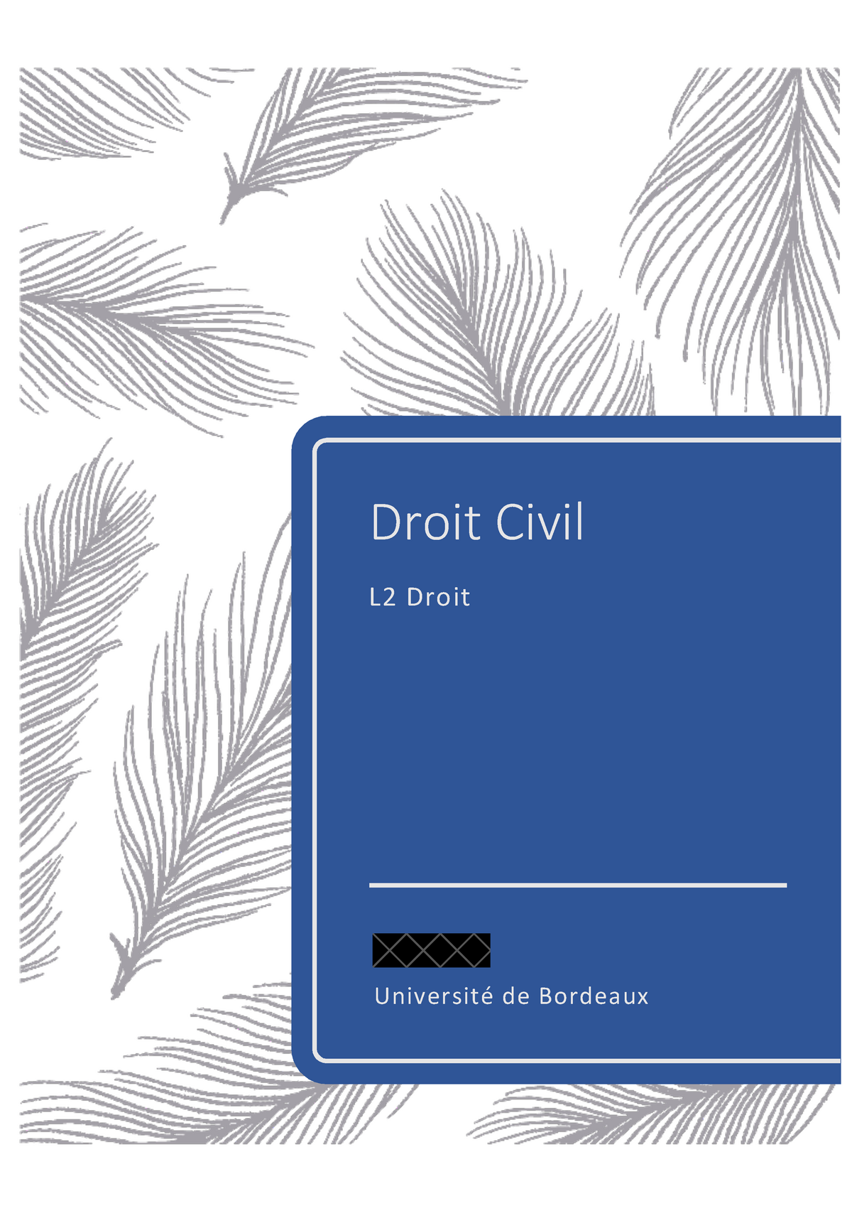 Droit Civil - S1 - Droit Civil L2 Droit Université De Bordeaux ...