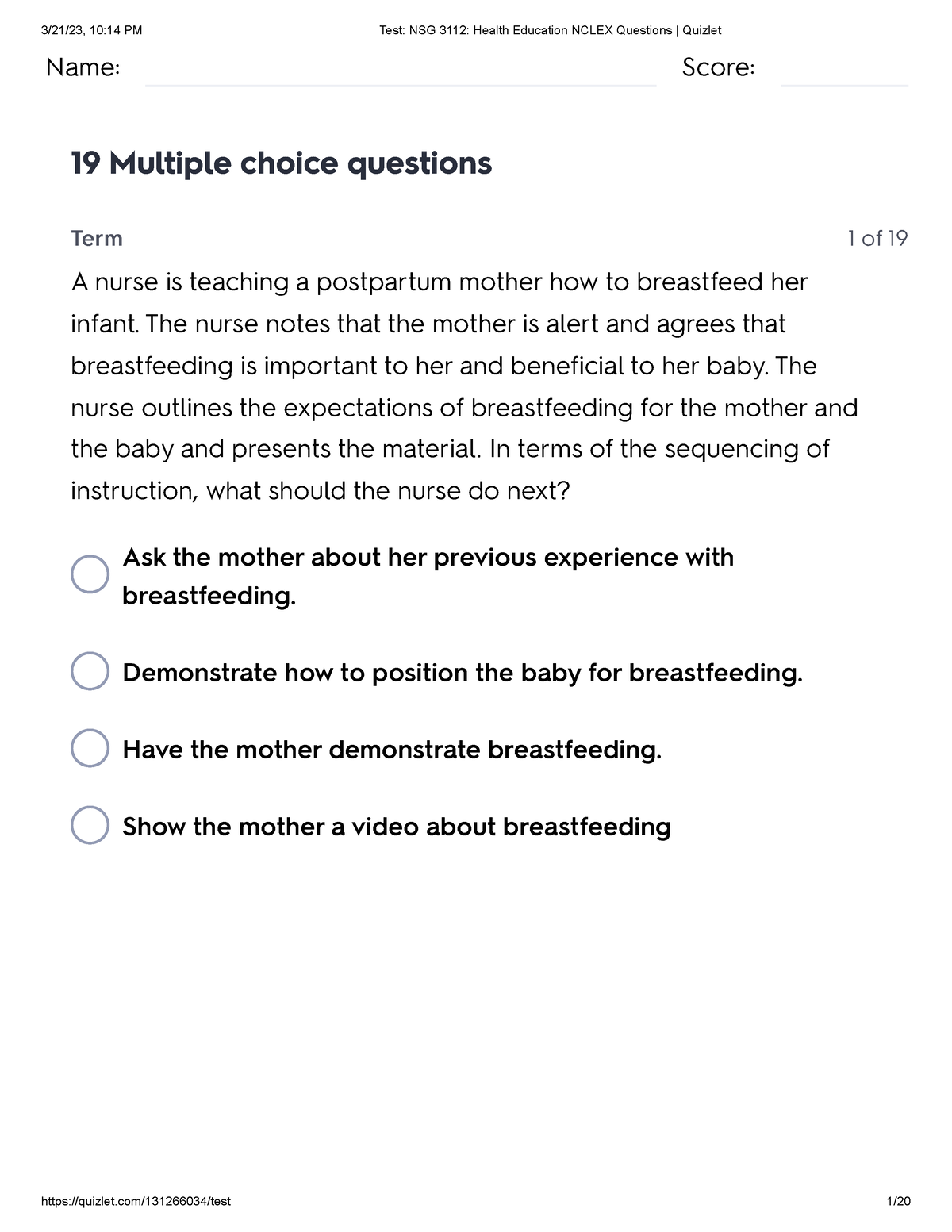 nursing research questions quizlet