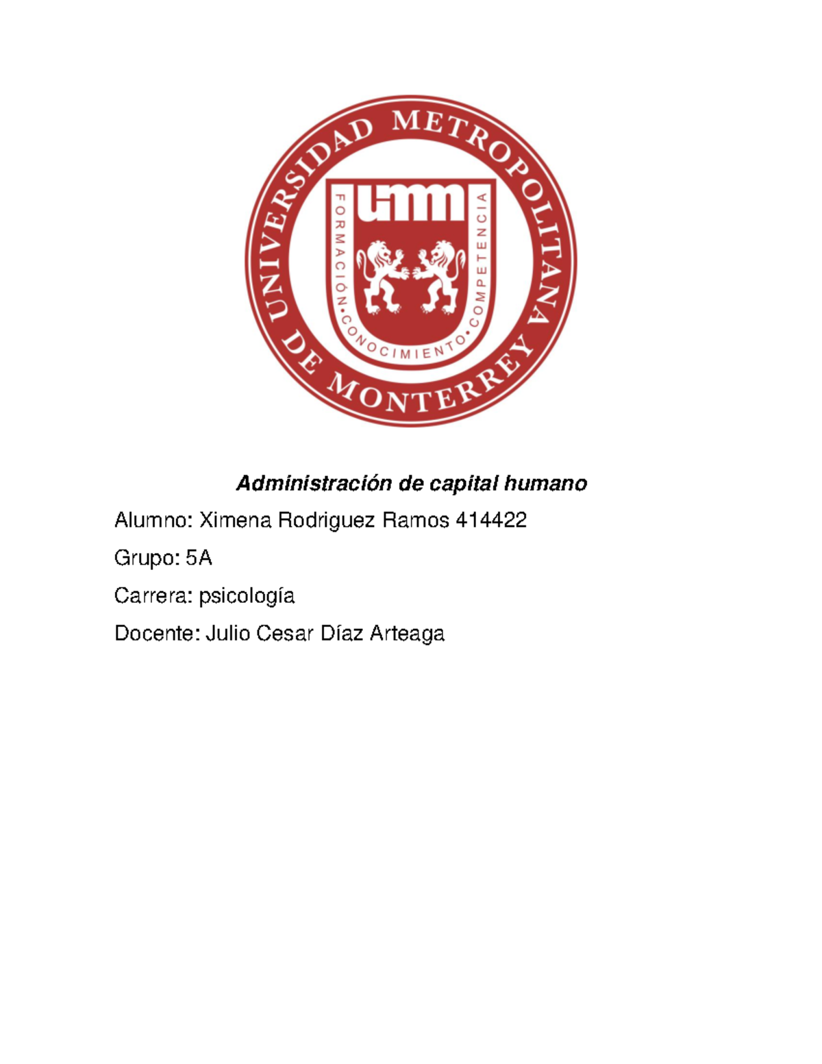 Administración de capital humano - Administración de capital humano