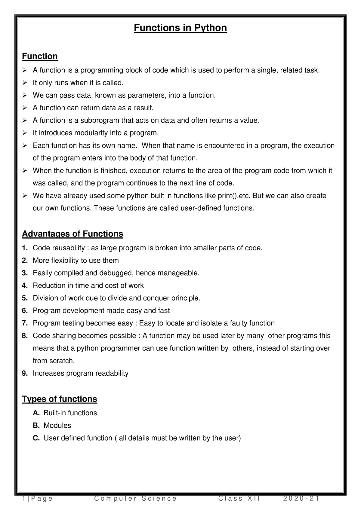 notes-functions-functions-in-python-function-a-function-is-a