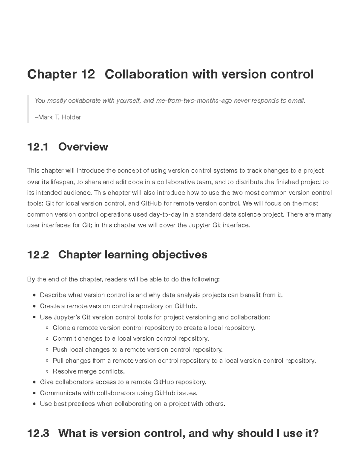 DSCI CH12 - DSCI 100 - Chapter 12 Collaboration with version control 12 ...