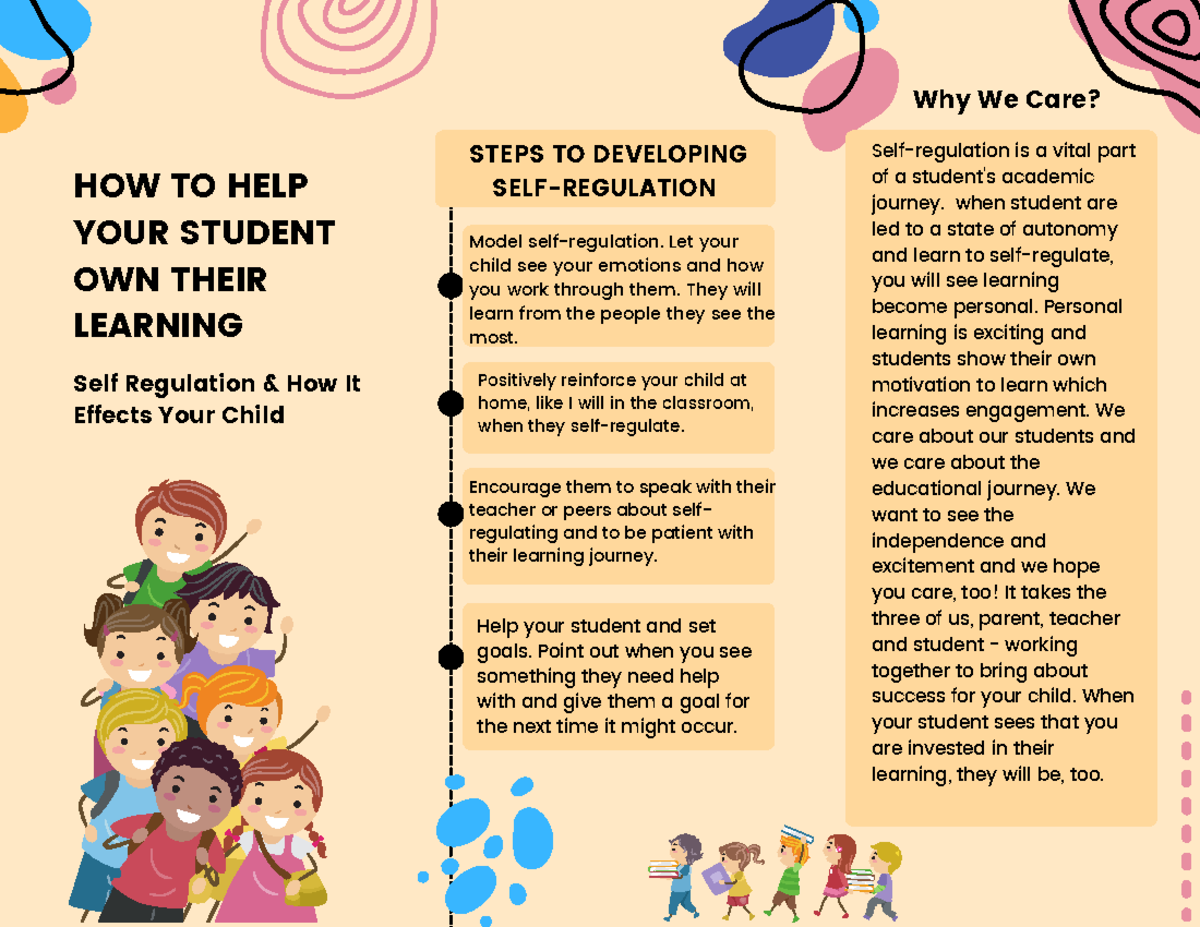 ELM-357 Self-Regulation Brochure - HOW TO HELP YOUR STUDENT OWN THEIR ...