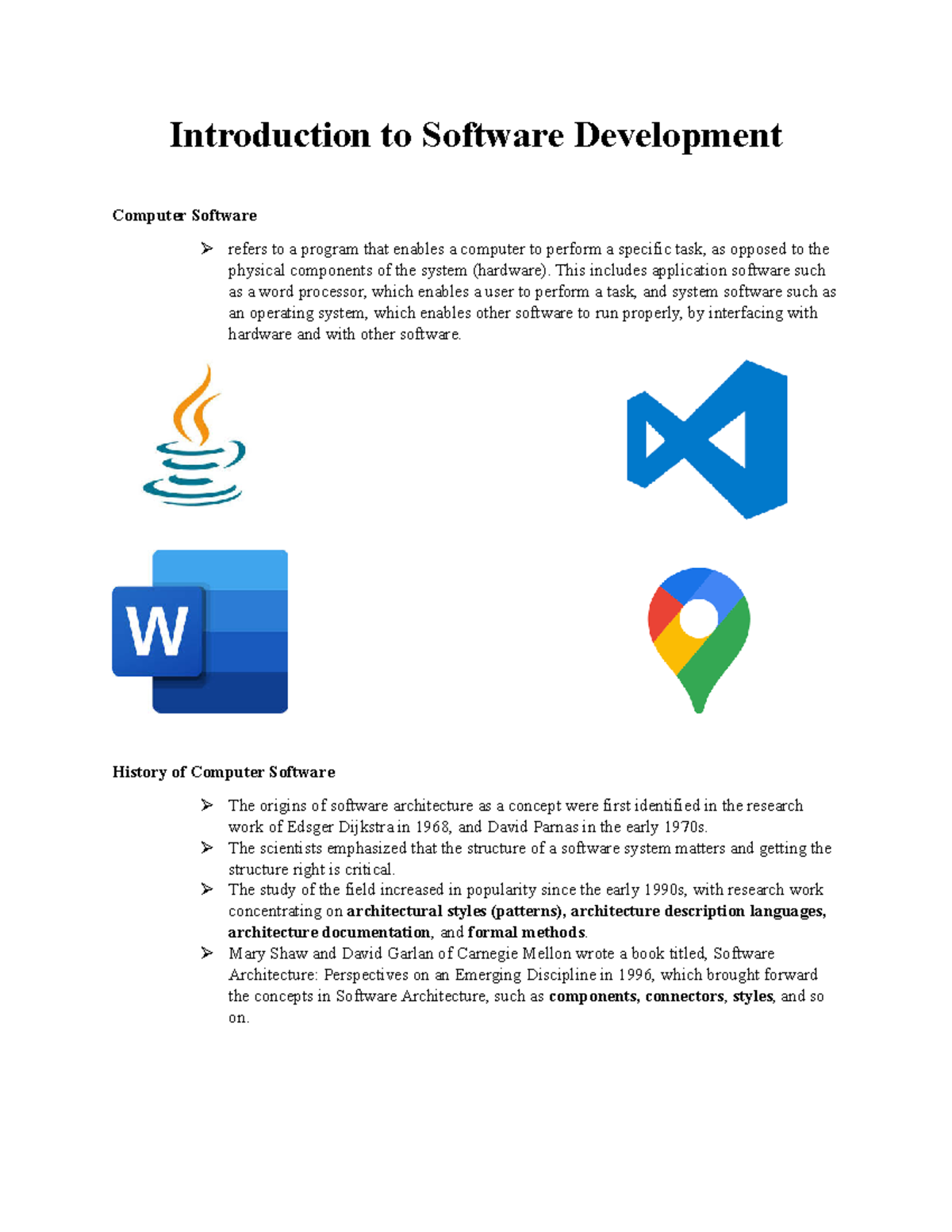Introduction-to-Software-Development - Introduction to Software ...