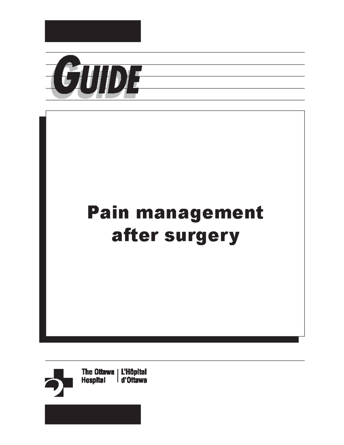 Medsurg Lab 7 Guide pain management after surgery Pain management
