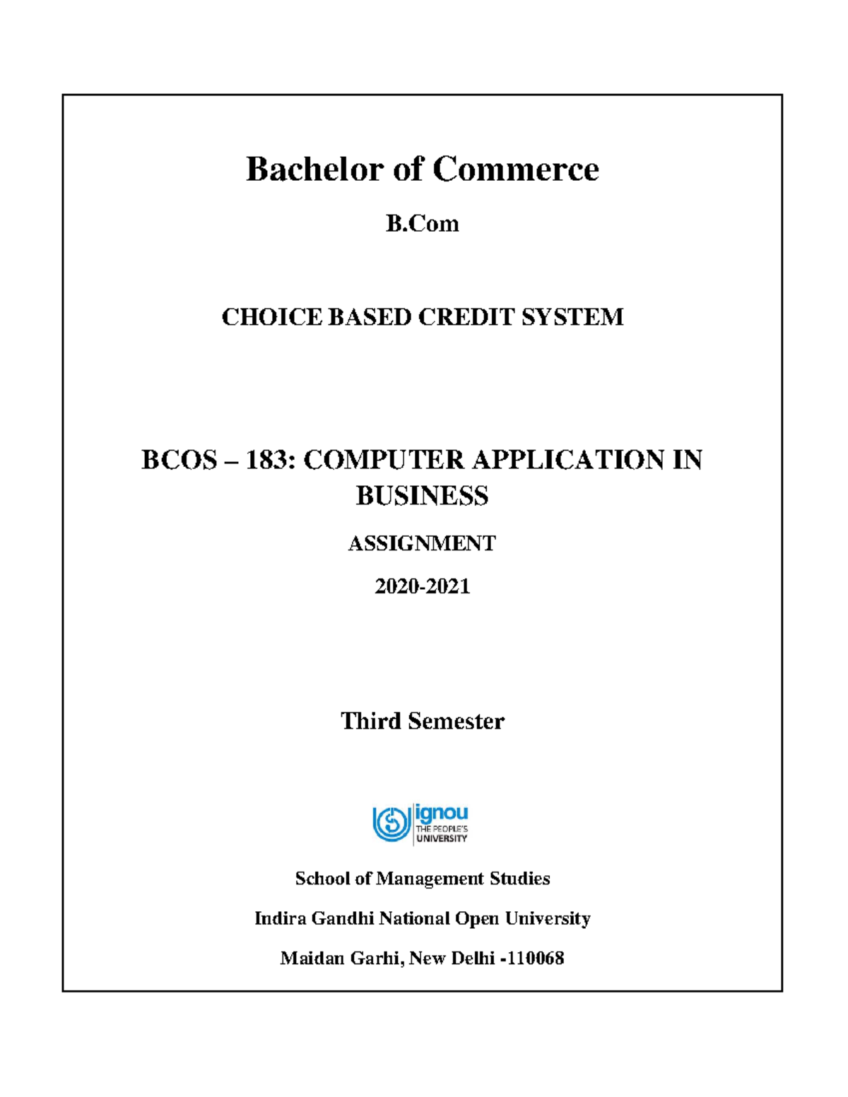 bcoc-183-assignment-2020-21-english-bachelor-of-commerce-b-choice