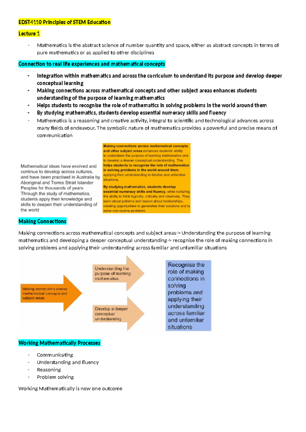 WEEK 1 EDST4110 Principles of STEM Education - EDST4110 Principles of ...