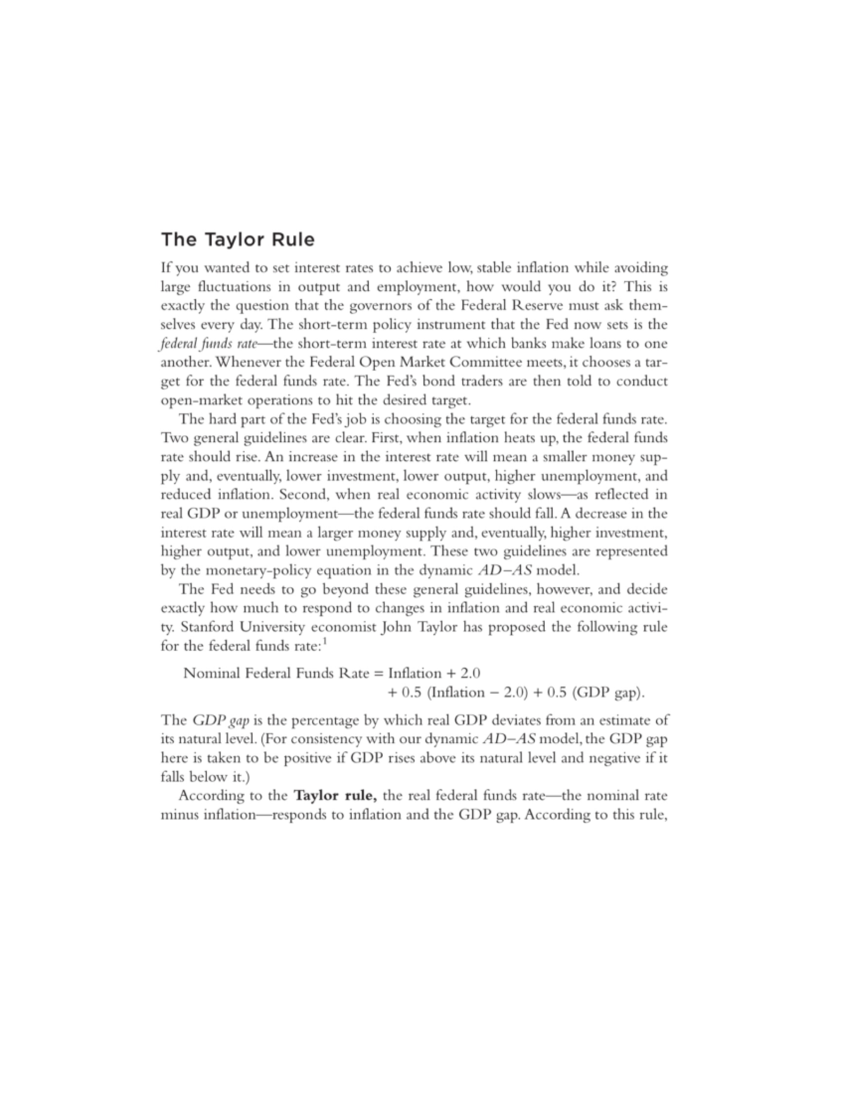 The Taylor Rule - MACRO ECONOMICS - Studocu