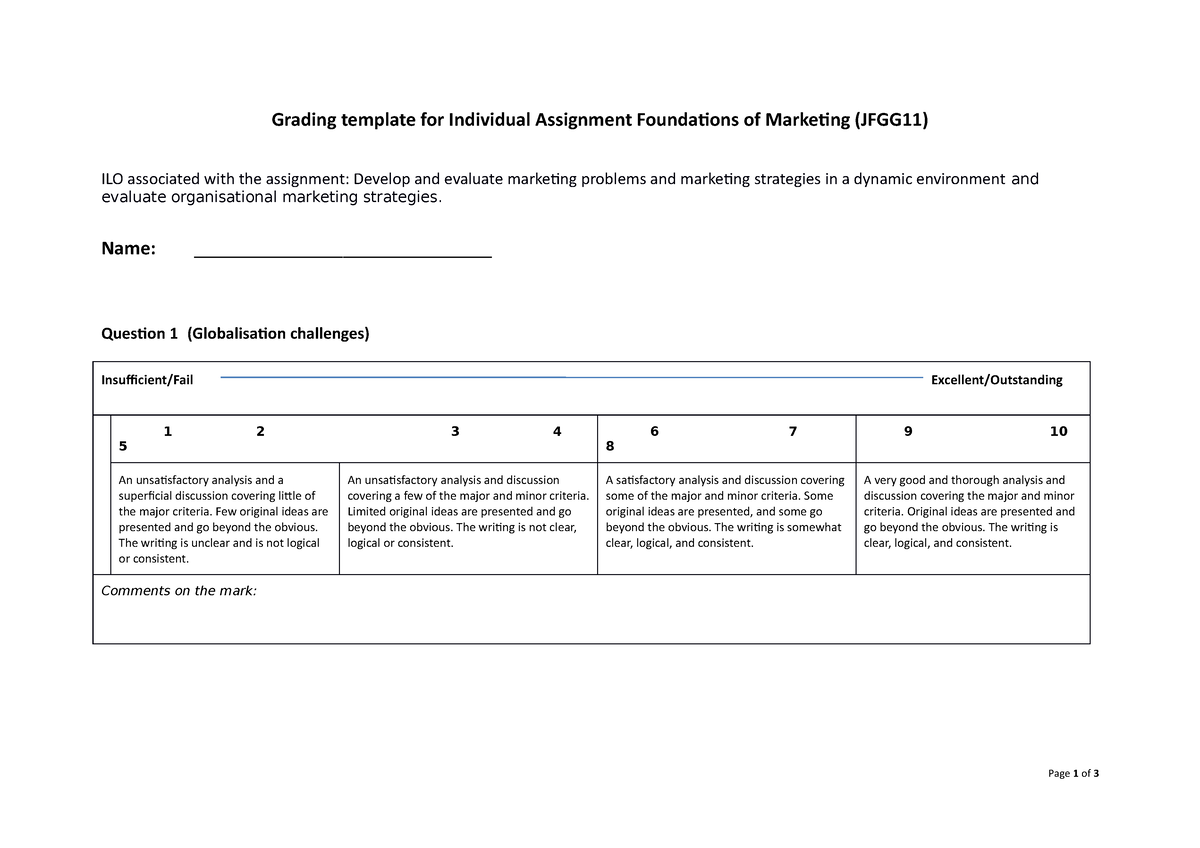 assignment grid 2022