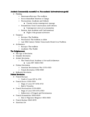 ARTH 136- Week #2 - notes from art history 136 - Renaissance (1300-1492 ...