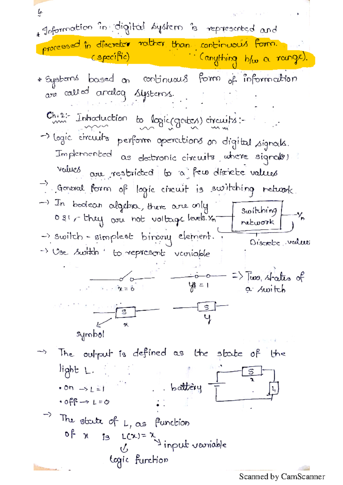 Digital Circuits and Systems notes - 9. DB and basal m (BOND 0711 ...