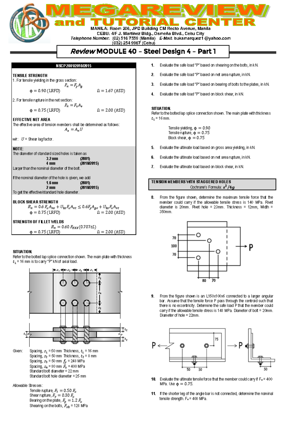 Pdfcoffee - Module Assignment - MANILA: Room 206, JPD Building CM Recto ...