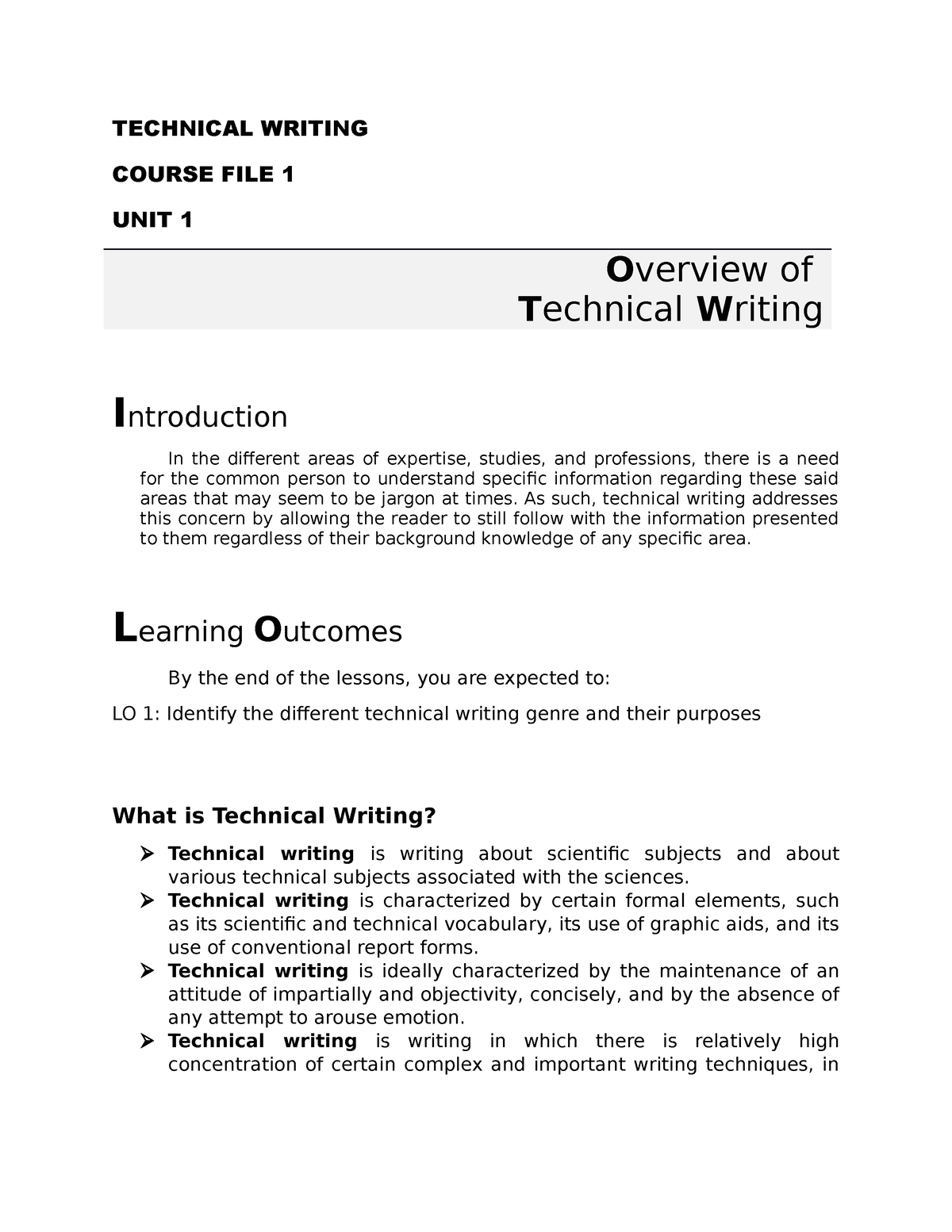 technical-writing-course-file-1-technical-writing-course-file-1-unit