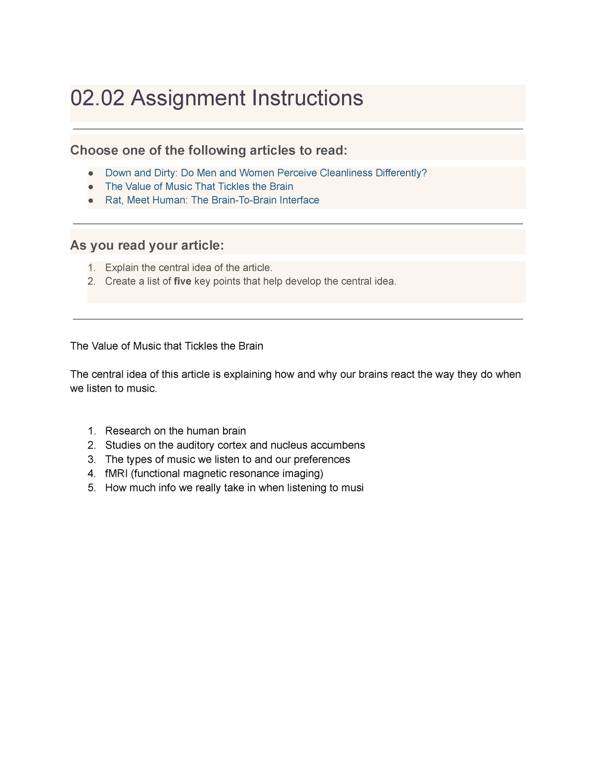 english 2611 assignment 1