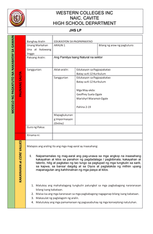 Assign#2 Envi Scie - ASSIGNMENT - Niña Angela P. Cate MaEd General ...