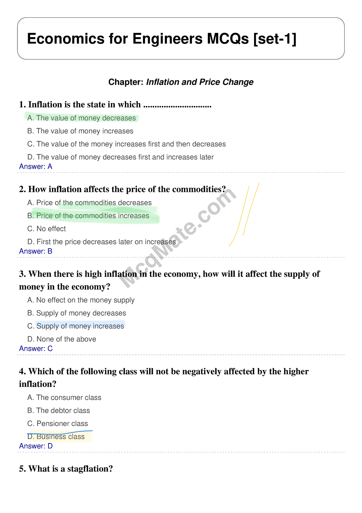 Economics-for-engineers-set-1 (mcqmate - McqMate Economics For ...