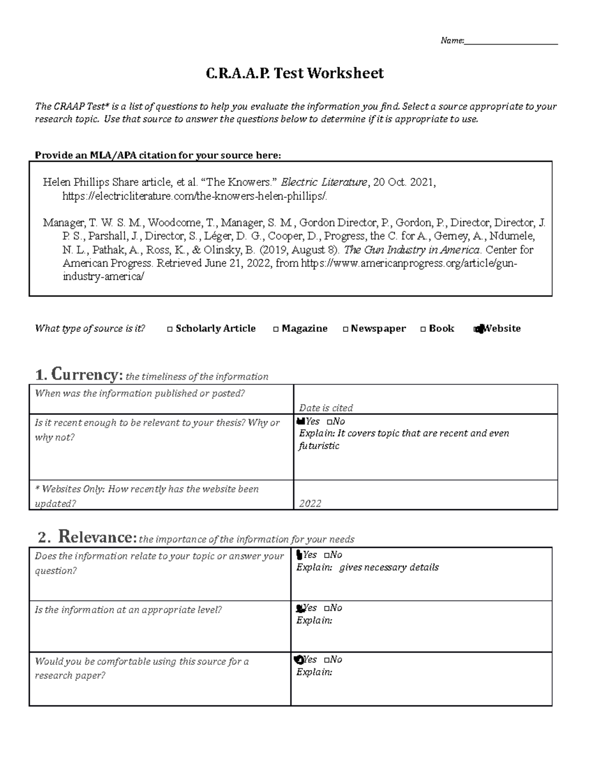 Craaptestworksheet edited - Name:_____________________________ C.R.A.A ...