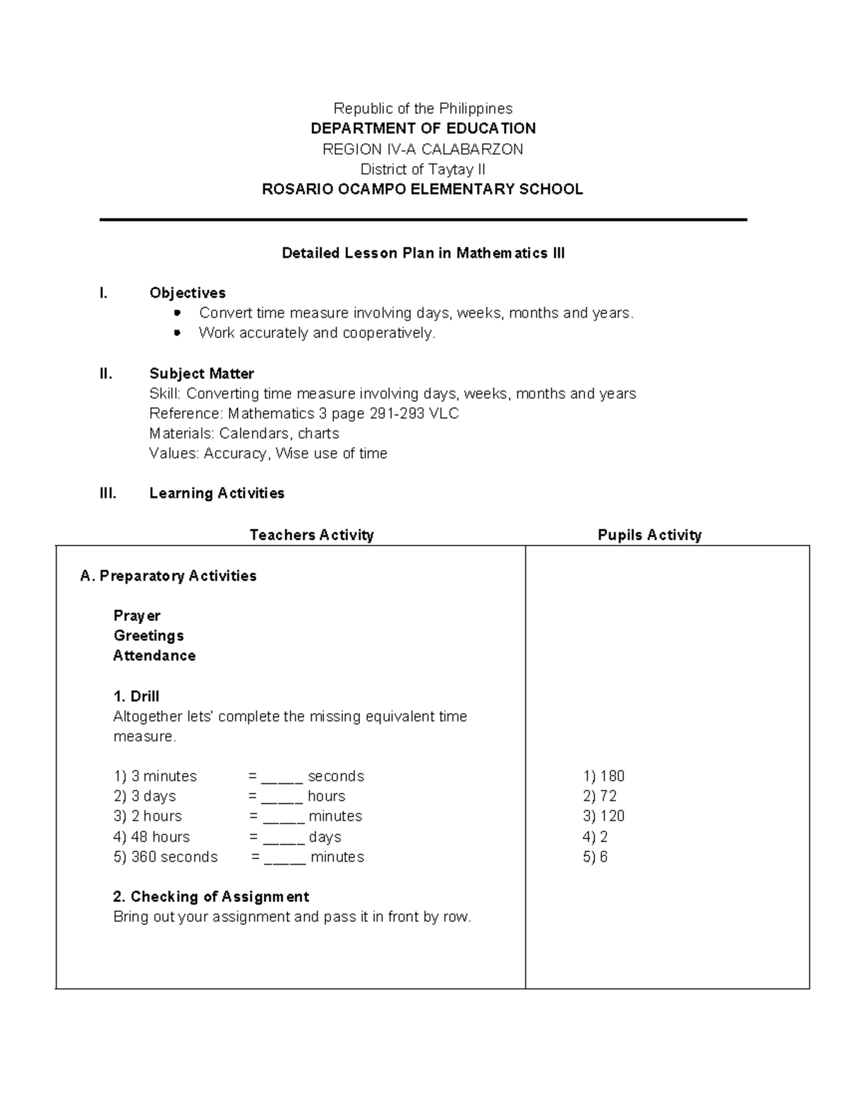 255310663 Local Demo Lesson Plan - Republic of the Philippines ...
