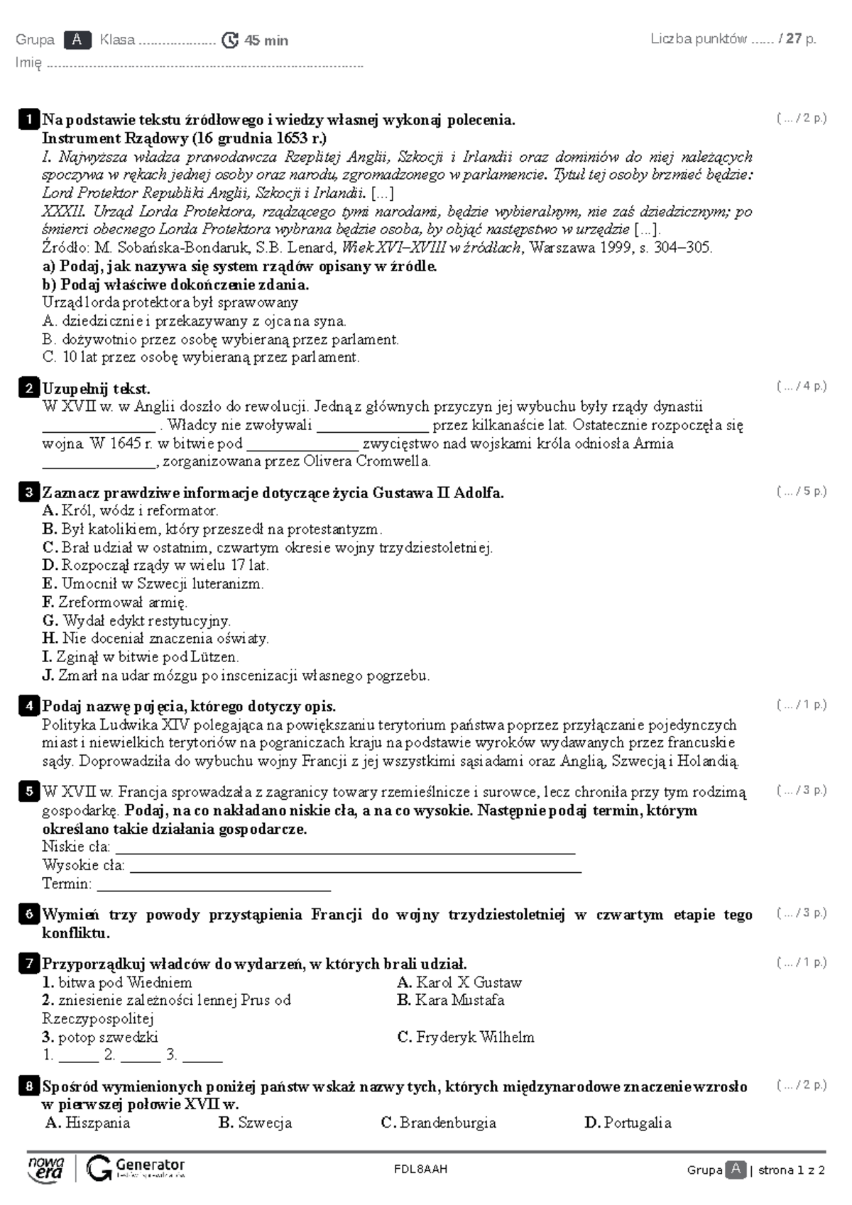 Układ Krążenia Nowa Era Sprawdzian www.studocu.com