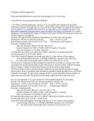 HW7 Questions and Feedback - Feedback for Assignment 7 & some ...