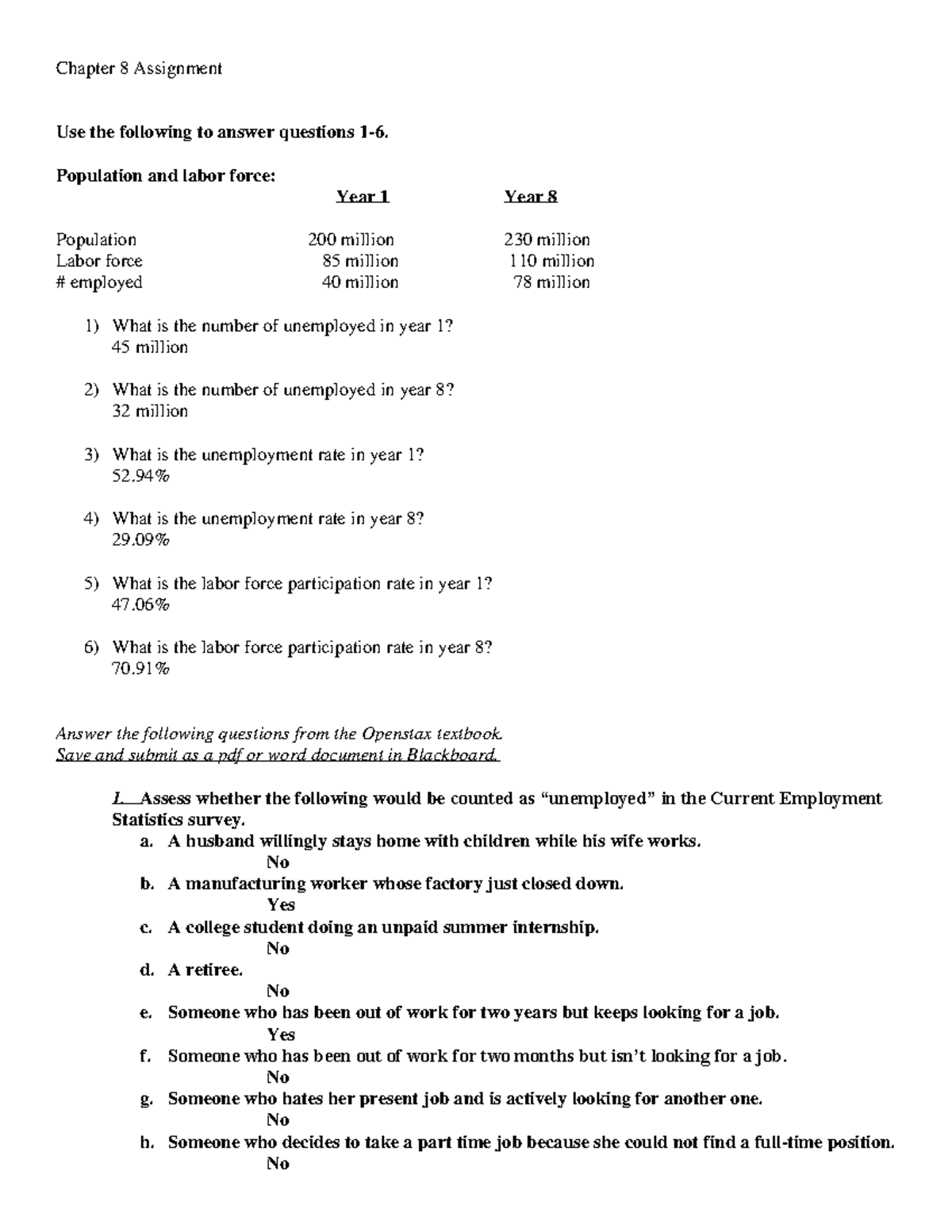 Ch. 8 M. Burrow - Lecture notes Chapter 8 - Chapter 8 Assignment Use ...