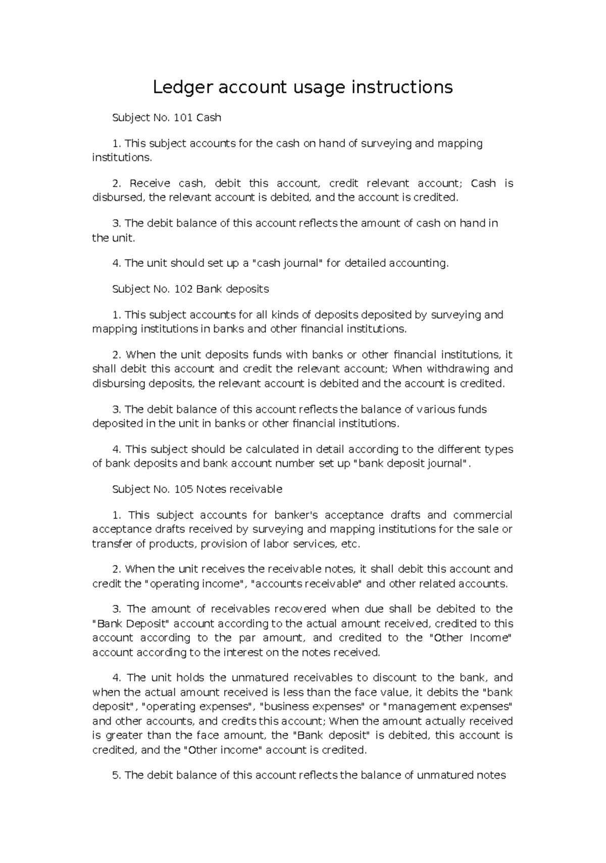 Ledger account usage instructions Ledger account usage instructions