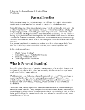 Professional Development Seminar: The Job Interview - Professional ...
