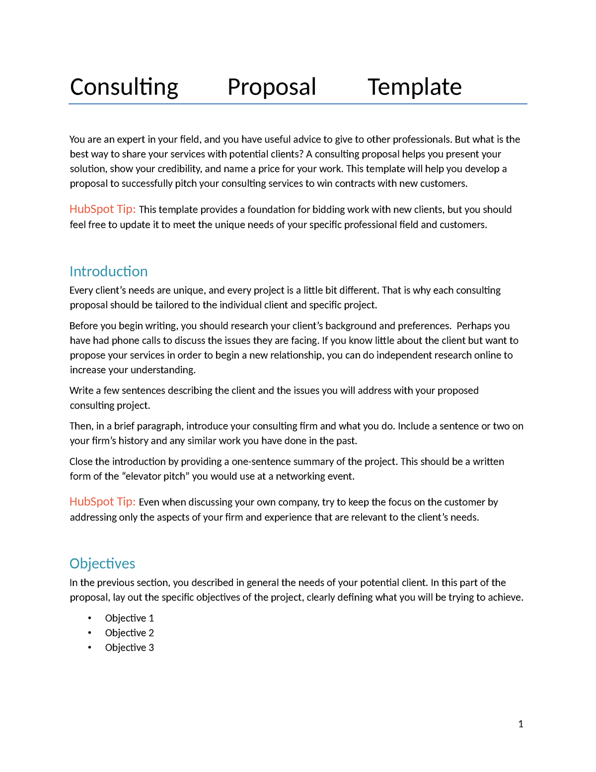 Consulting process cycle - Consulting Proposal Template You are an ...