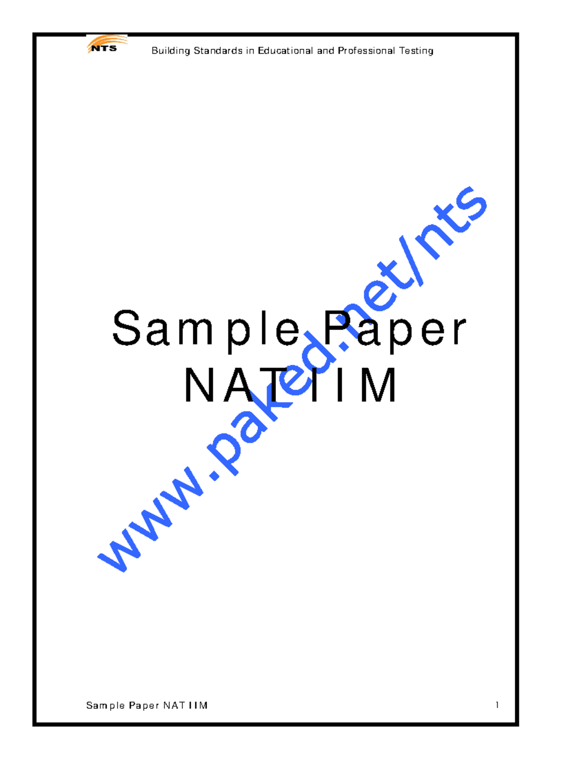 NT Sample Paper NAT IIM - Sa m ple Pa pe r N AT I I M VERBAL Complete ...