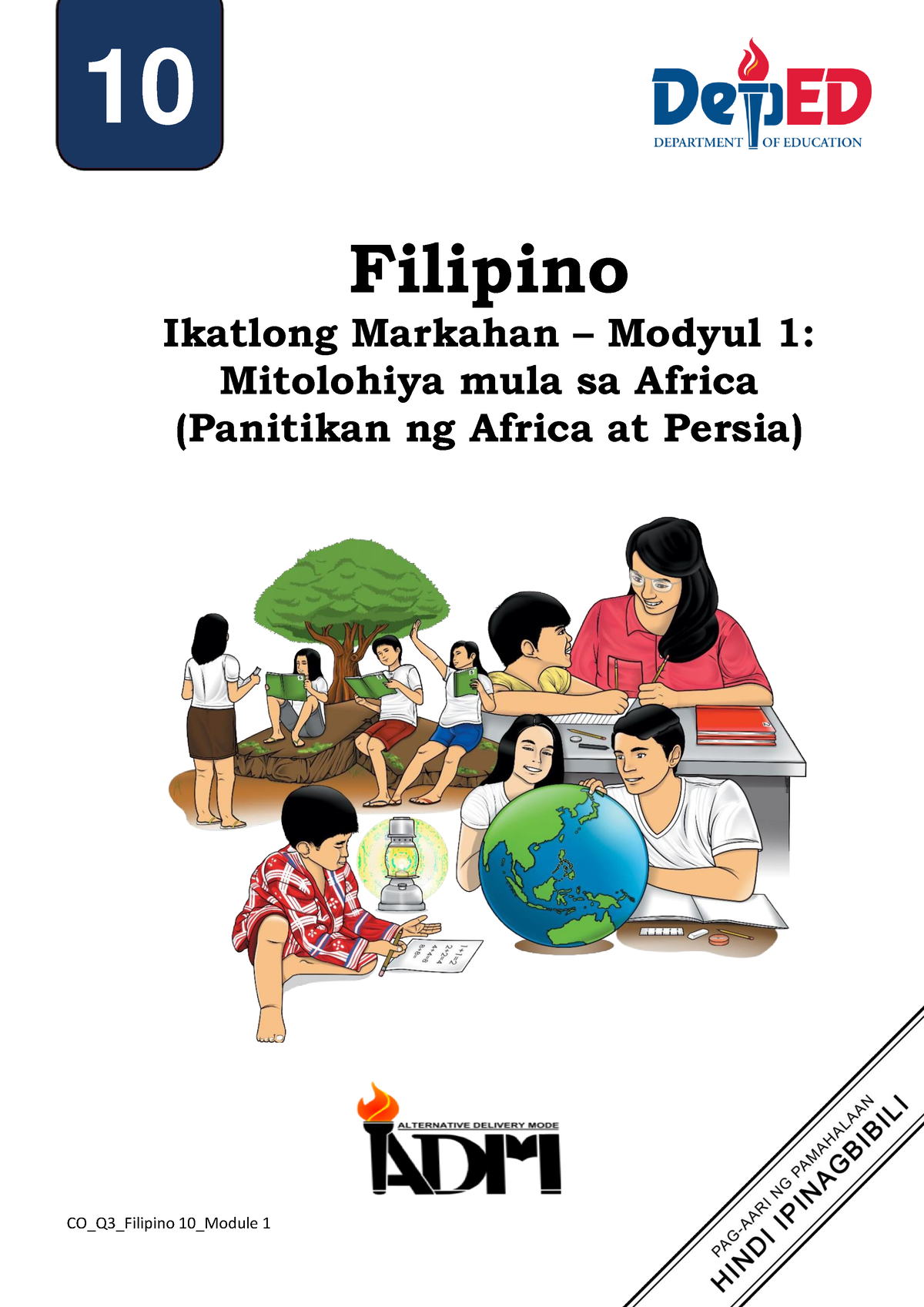 FIL10-Q3- Modyul 1 - 10 Filipino Ikatlong Markahan – Modyul 1 ...