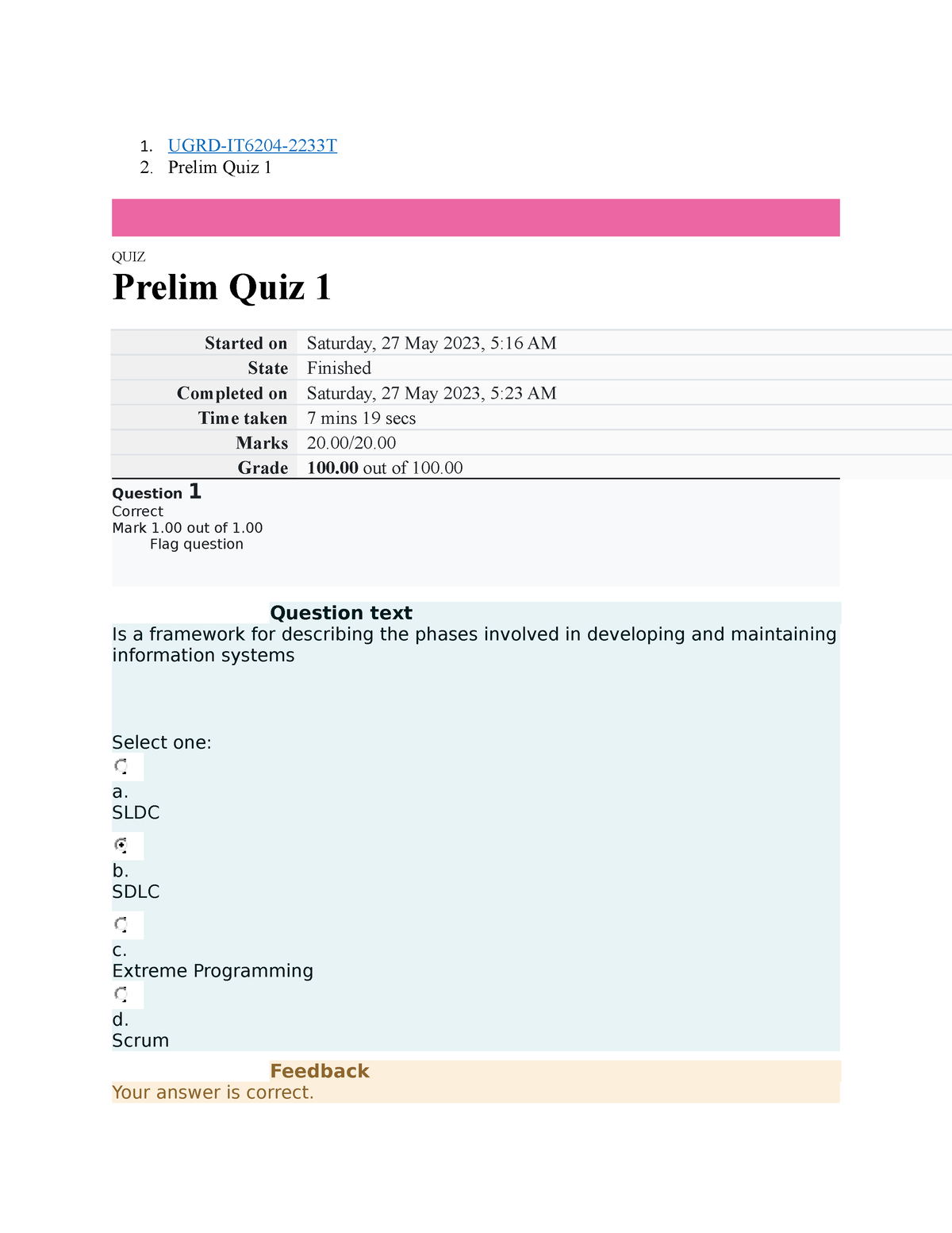 System Integration And Architecture 1 Prelim Quiz And Lab 1 - 1. UGRD ...